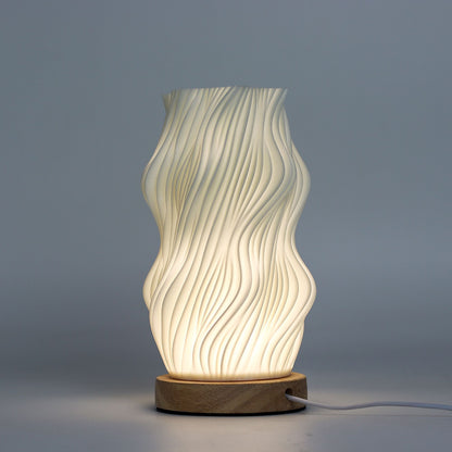 New Wave USB-C-lampa – Star Twisted, 3 ljuslägen