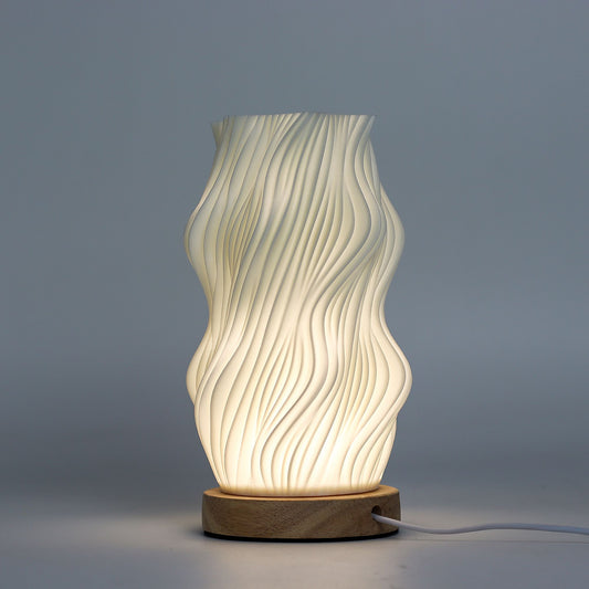 New Wave USB-C-lampa – Star Twisted, 3 ljuslägen