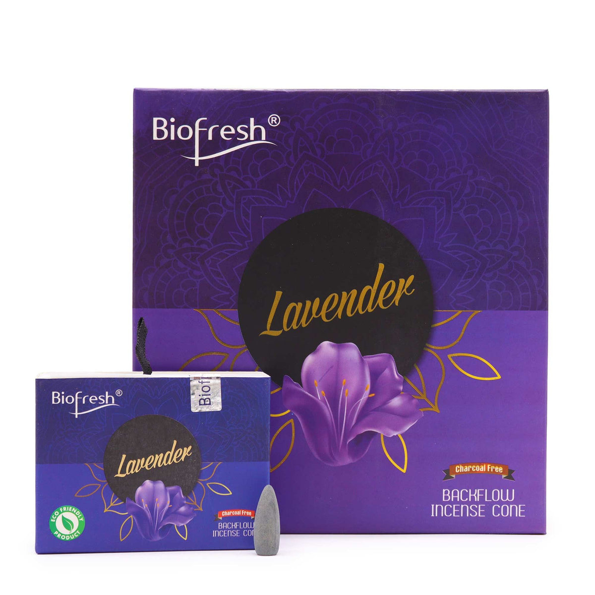Biofresh backflow-rökelsekoner – Lavendel, 40 st