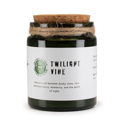 Greenman sojavaxljus med träveke – Twilight Vine