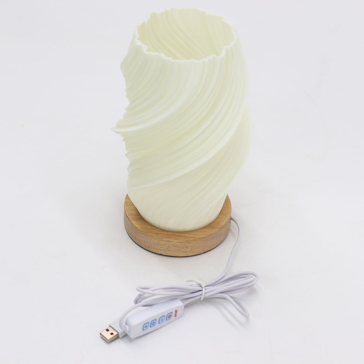 New Wave USB-lampa – Cloud Twisted, 3 ljuslägen