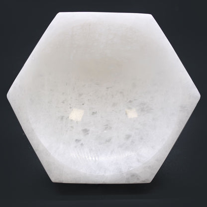 Selenitskål – hexagon, 15 cm