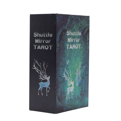 Tarotkort Shuttle Mirror – holografisk folie & guidebok