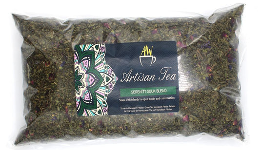Serenity Souk – grönt te med mynta, 1 kg