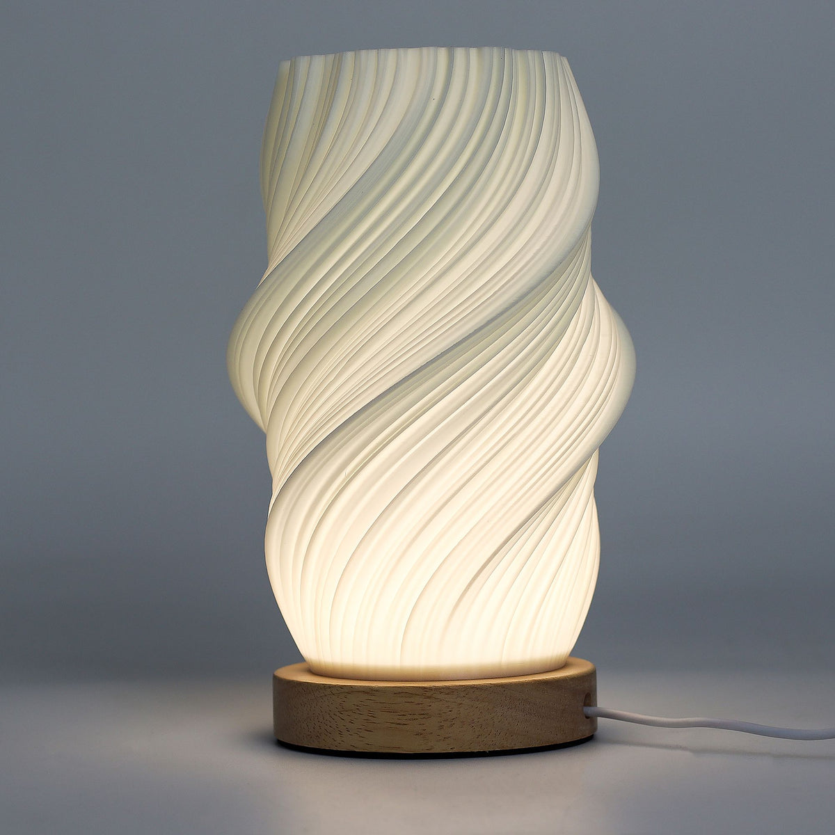 New Wave USB-lampa – Cloud Twisted, 3 ljuslägen