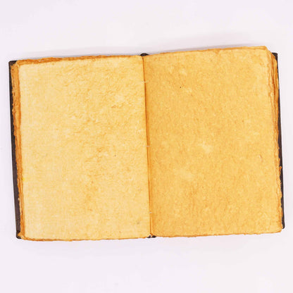 Stor läderjournal – Ros, brun