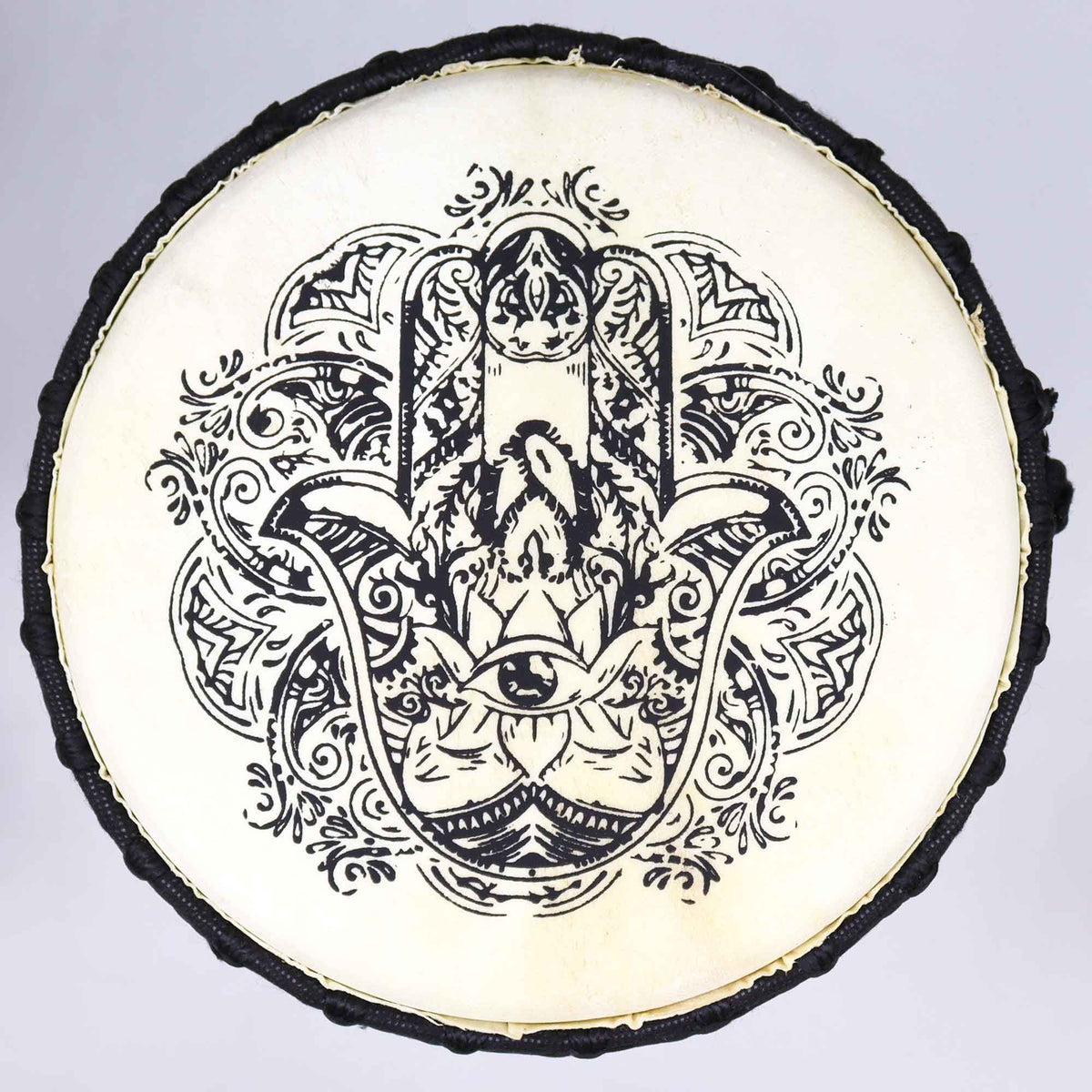 Djembe med hamsamotiv – 50 cm