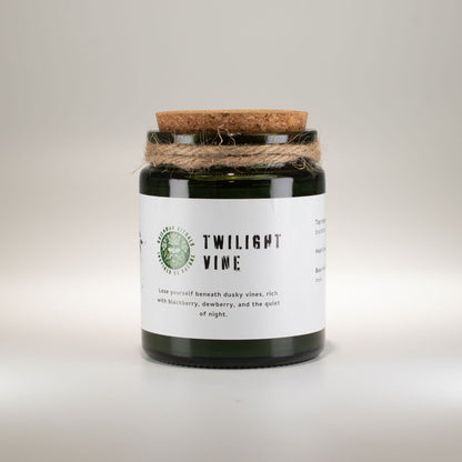 Greenman sojavaxljus med träveke – Twilight Vine
