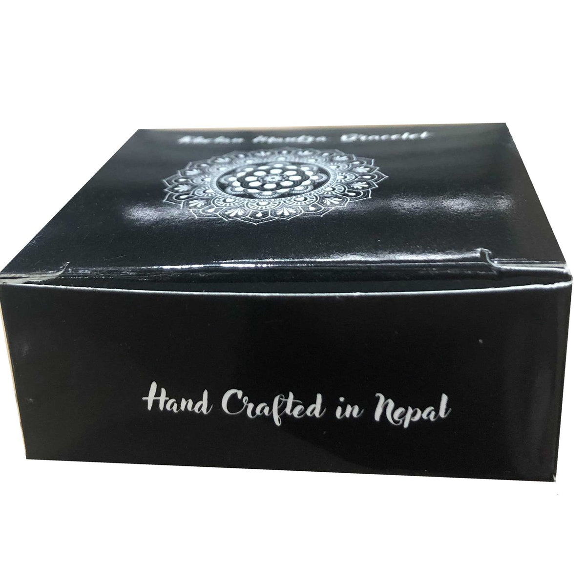 Tibetanskt armband – Fem buddhor, mässingston