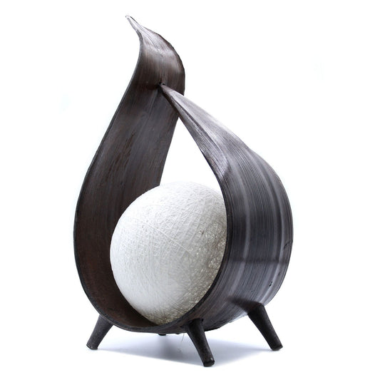 Bordslampa av kokosblad – Chocolate Wrapover Twist