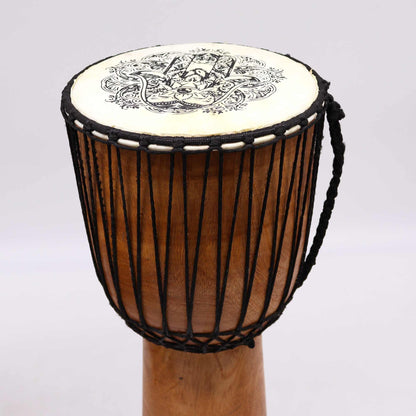 Djembe med hamsamotiv – 50 cm