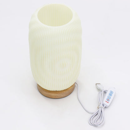 New Wave USB-lampa – Modern Twisted, 3 ljuslägen