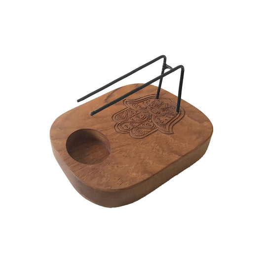 Palo Santo-värmare i teak – Hamsa – produktbild 1