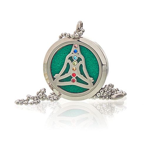 Aromaterapihalsband – Yoga chakra, 30 mm