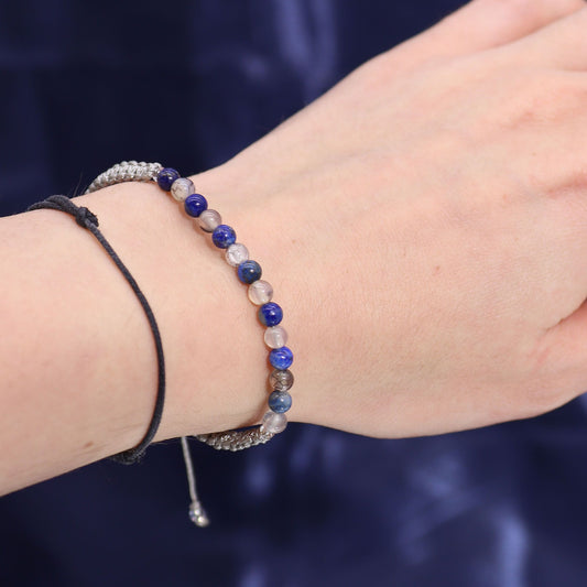 Zodiakljus med kristallarmband – Oxen