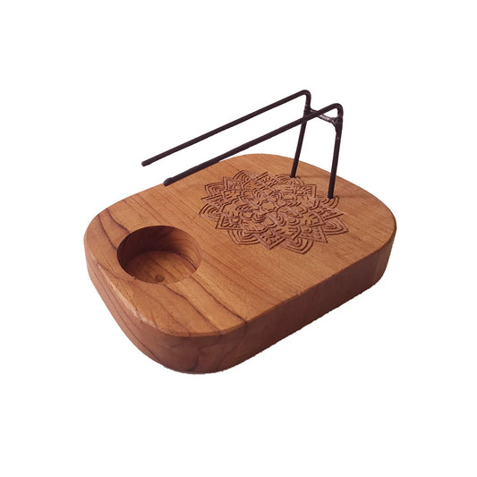 Palo Santo-värmare i teak – Mandala