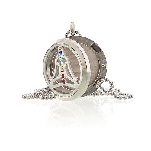 Aromaterapihalsband – Yoga chakra, 30 mm