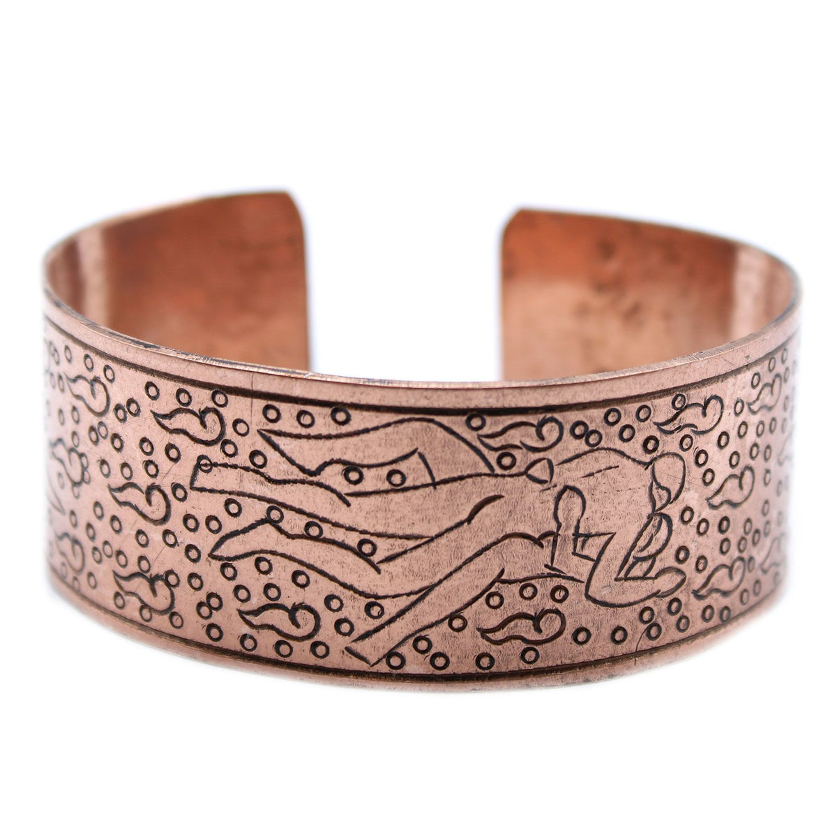 Tibetanskt armband – Kamasutra, kopparfärg