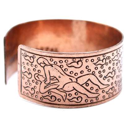 Tibetanskt armband – Kamasutra, kopparfärg