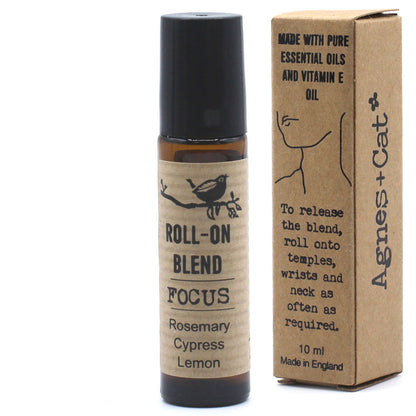 Agnes + Cat roll-on – Focus, 10 ml