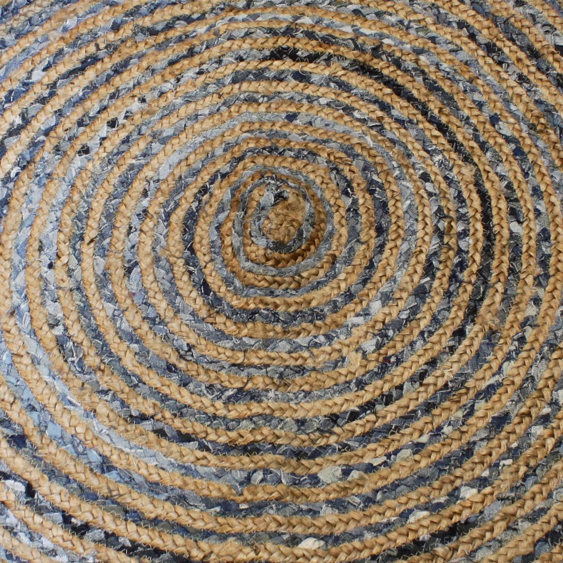 Rund flätad matta – Ø 150 cm