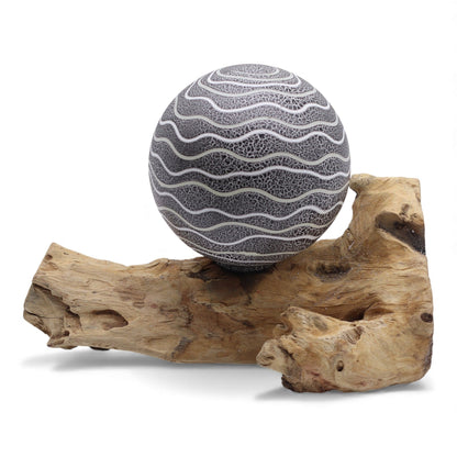 DriftGlow-bordslampa – Grey Luna, grå