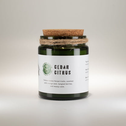 Greenman sojavaxljus med träveke – Forest Resin