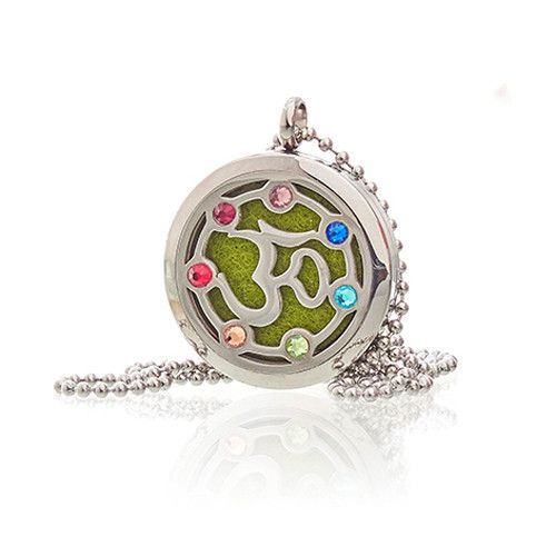Aromaterapihalsband – Om chakra, 30 mm