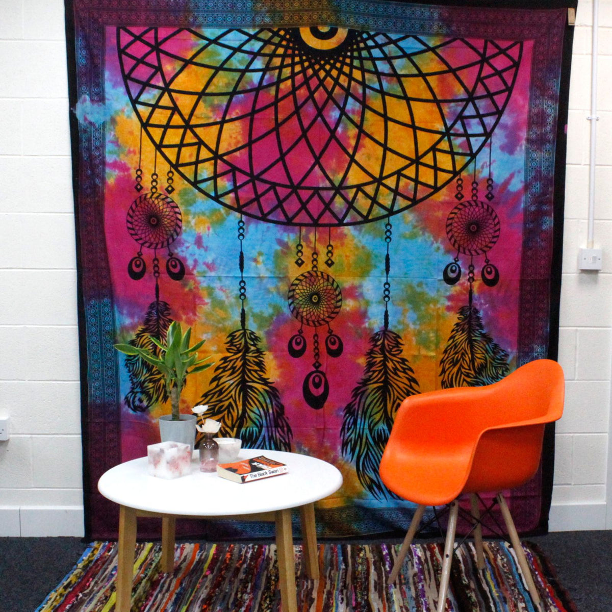 Väggtextil och överkast – drömfångare, 230 × 200 cm