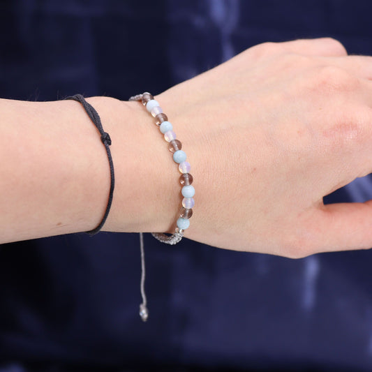 Zodiakljus med kristallarmband – Kräftan