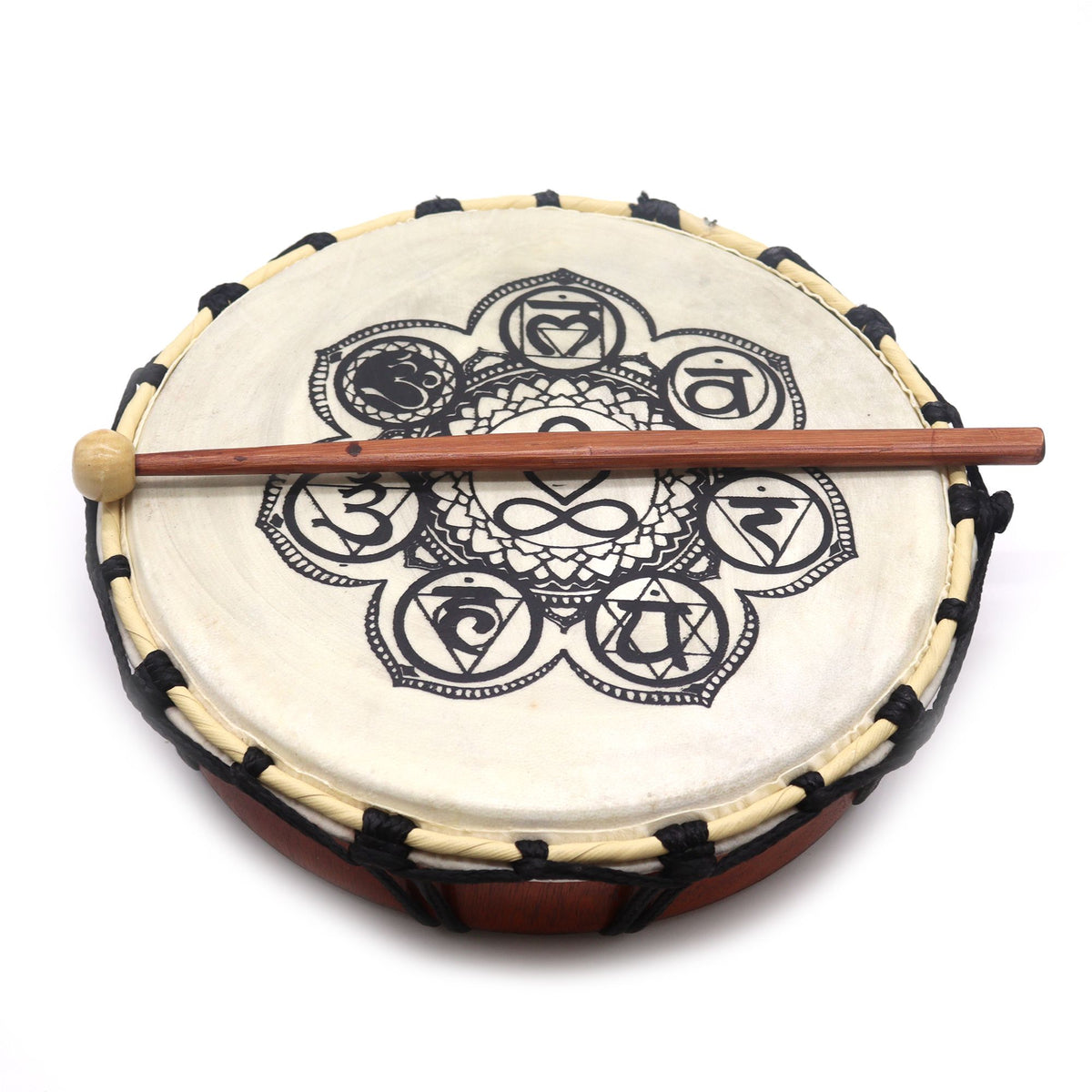 Ramtrumma med chakramotiv – 25 cm