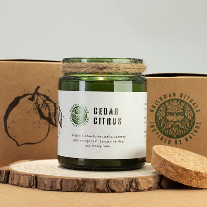 Greenman sojavaxljus med träveke – Forest Resin