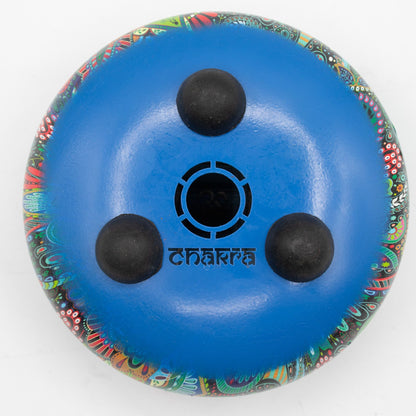 Ståltungtrumma – mandalablad, 14 × 7 cm