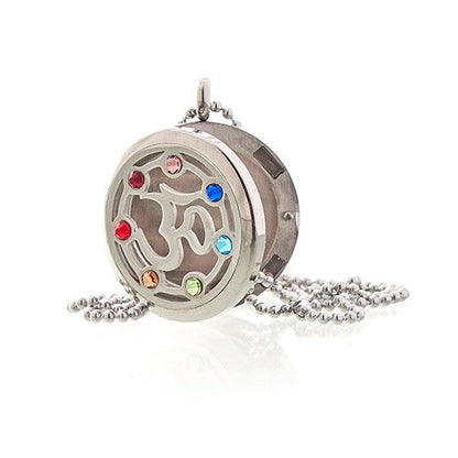 Aromaterapihalsband – Om chakra, 30 mm