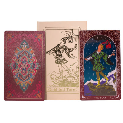 Tarotkort Pink Box – ruby foil & guidebok