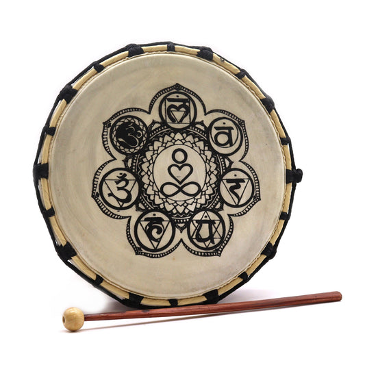 Ramtrumma med chakramotiv – 25 cm