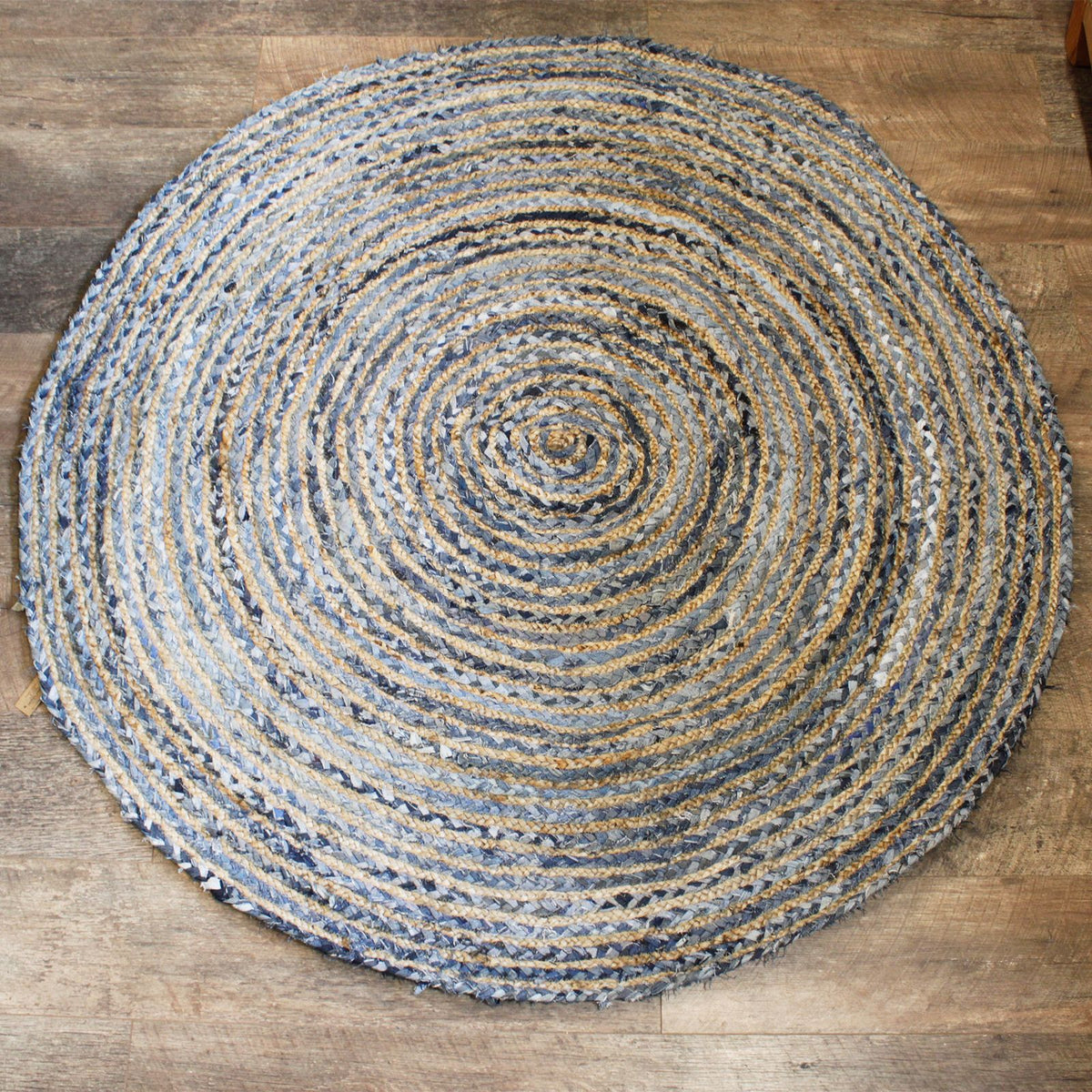 Rund flätad matta – Ø 150 cm