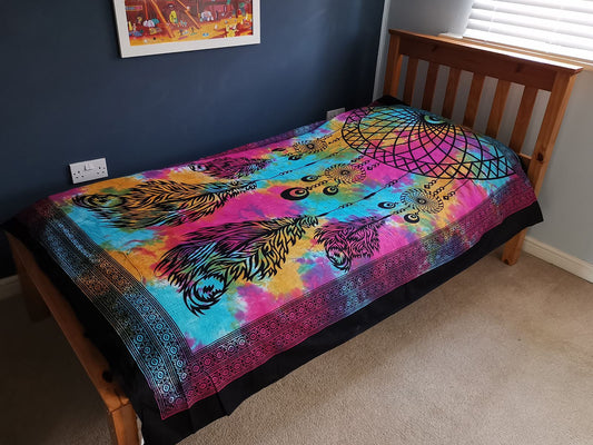 Väggtextil och överkast – drömfångare, 130 × 200 cm