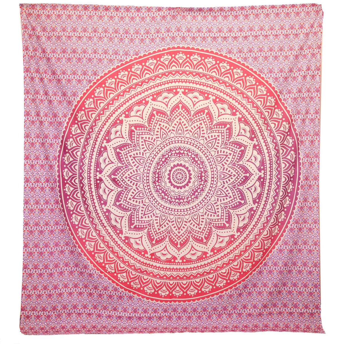 Mönstrad textil för strand och vägg – Umrao Mandala, lila