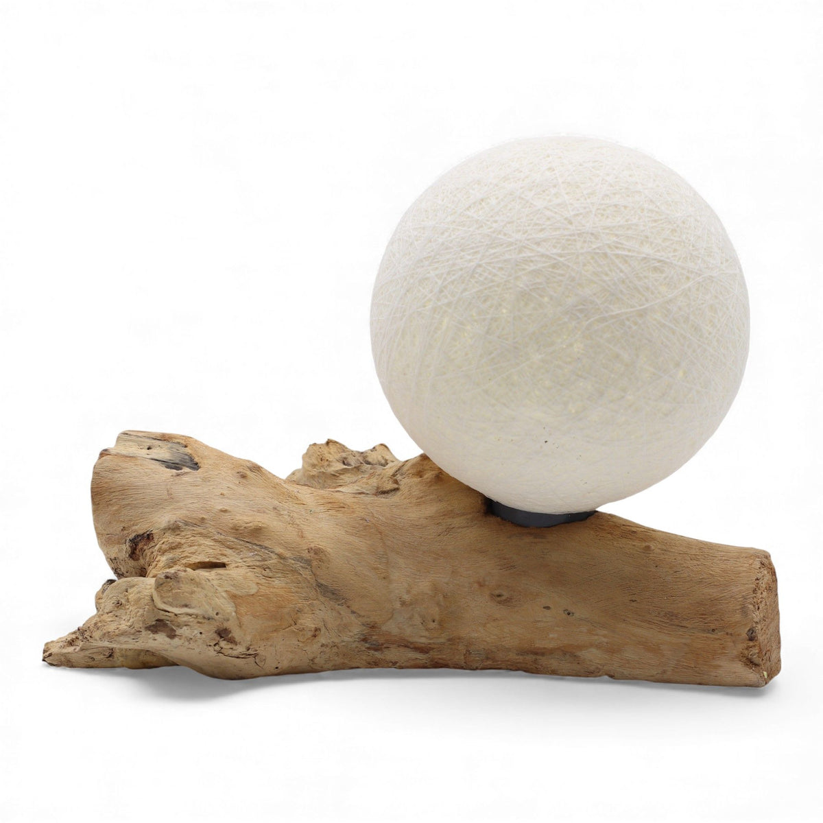 DriftGlow-bordslampa – Cotton Luna, elfenben