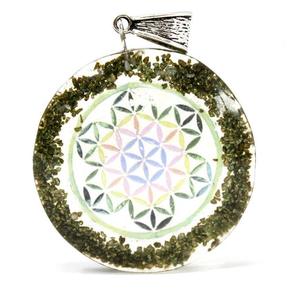 Orgonithänge – grön mandala