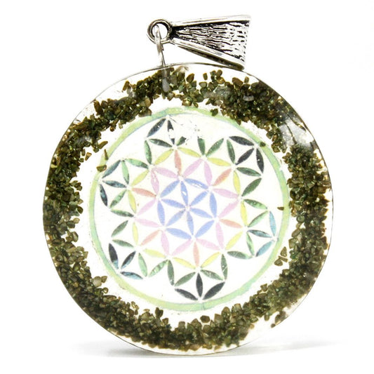 Orgonithänge – grön mandala