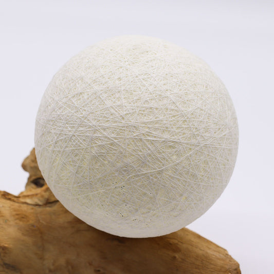 DriftGlow-bordslampa – Cotton Luna, elfenben