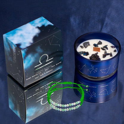 Zodiakljus med kristallarmband – Vågen