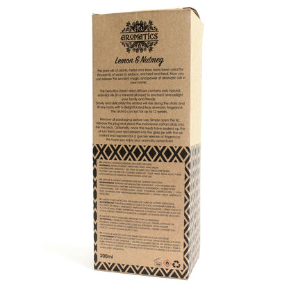 Doftpinnar med eteriska oljor – Citron & muskot, 200 ml