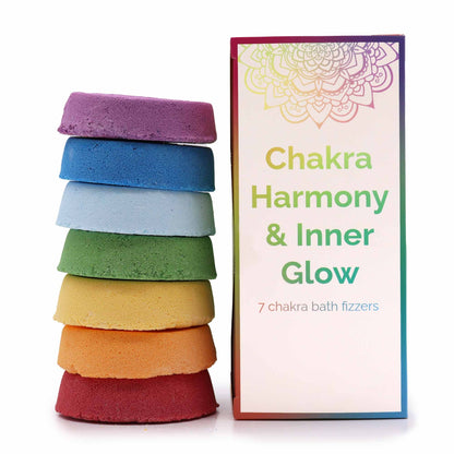 Chakra badfizzers – presentset med 7