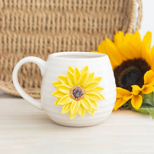 Solrosmugg i Keramik – Summer Sunflower