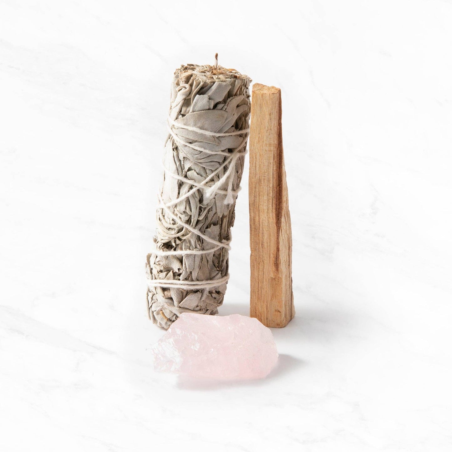 Smudge Ritual Set – Palo Santo, Salvia & Kristall