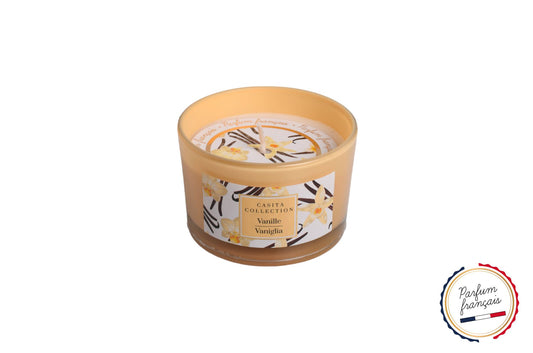 Doftljus i Glas – Ros, Vanilj & Bomullsblomma S | Casita Collection