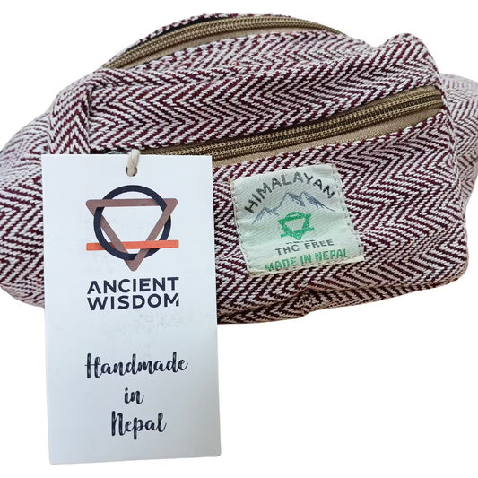 Midjeväska i hampa & bomull